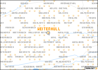 map of Weitenhüll