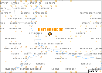 map of Weitersborn