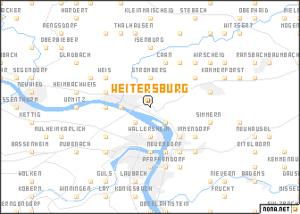 map of Weitersburg
