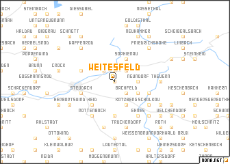 map of Weitesfeld