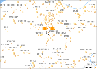 map of Wekabu
