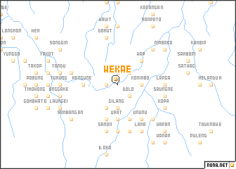 map of Wekae