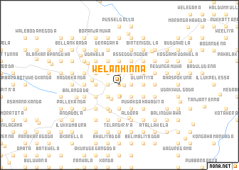 map of Welanhinna