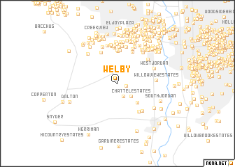 map of Welby