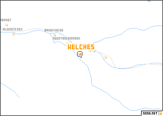 map of Welches