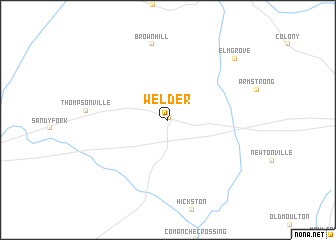 map of Welder