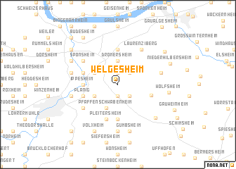 map of Welgesheim