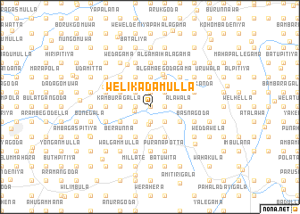 map of Welikadamulla
