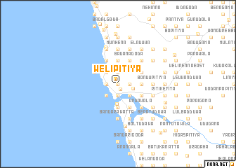 map of Welipitiya