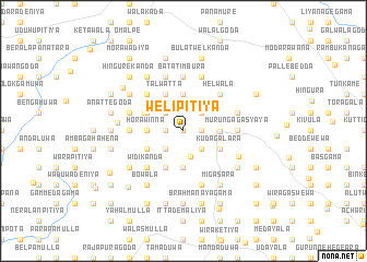 map of Welipitiya