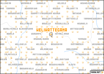 map of Weliwattegama