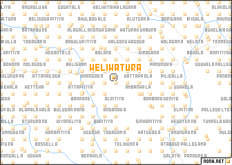 map of Weliwatura