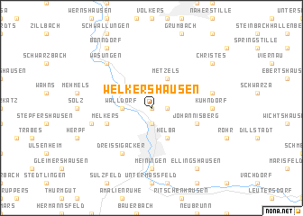 map of Welkershausen