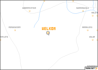 map of Welkom