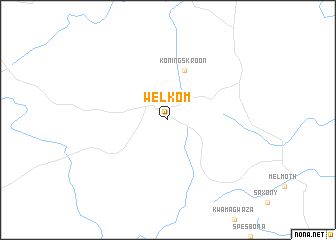 map of Welkom