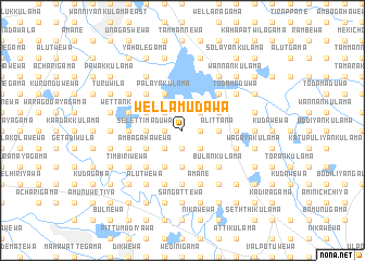 map of Wellamudawa