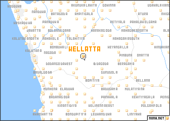 map of Wellatta