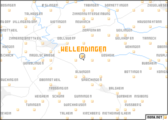 map of Wellendingen