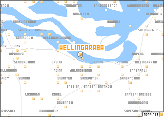 map of Wellingara Ba