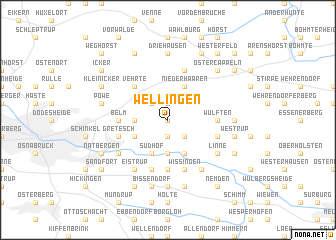 map of Wellingen