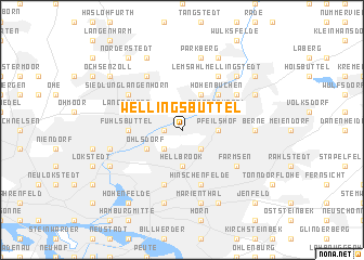 map of Wellingsbüttel