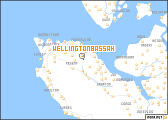 map of Wellington Bassah