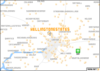 map of Wellington Estates