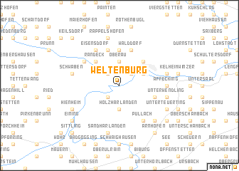 map of Weltenburg