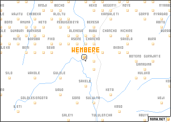 map of Wemberē