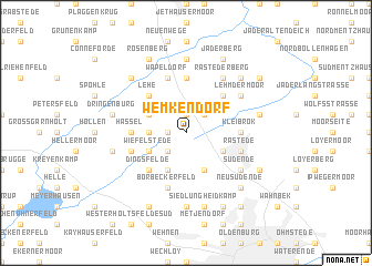 map of Wemkendorf