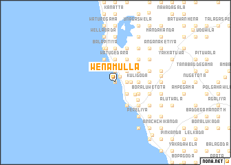 map of Wenamulla