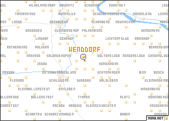 map of Wenddorf