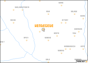 map of Wendegedē