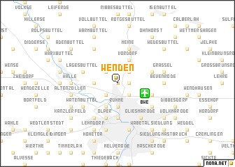 map of Wenden