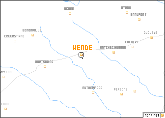 map of Wende