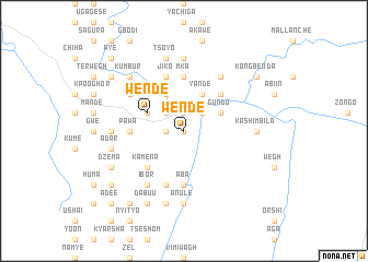 map of Wende