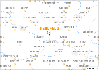 map of Wendfeld