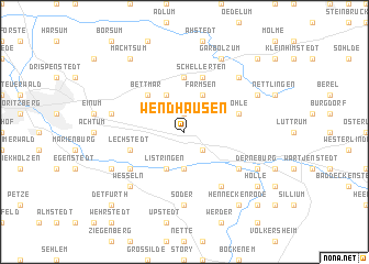 map of Wendhausen