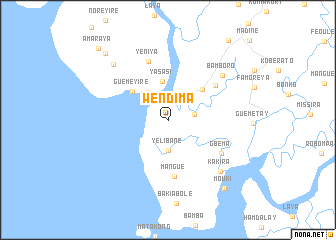 map of Wendima