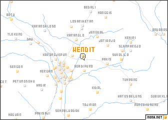 map of Wendit