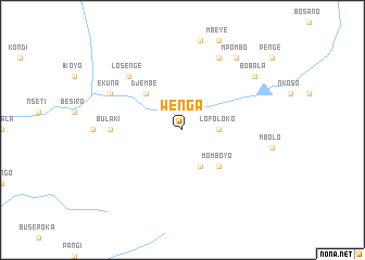 map of Wenga