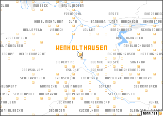 map of Wenholthausen