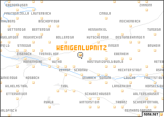 map of Wenigenlupnitz