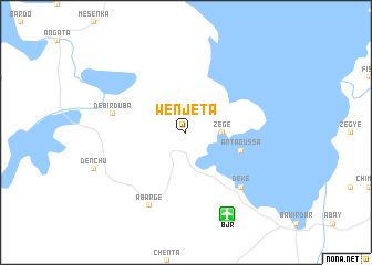 map of Wenjētʼa