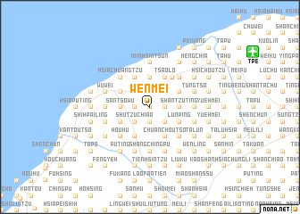 map of Wen-mei