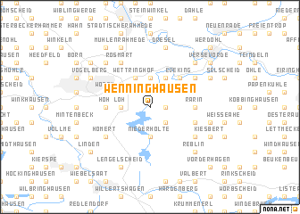 map of Wenninghausen