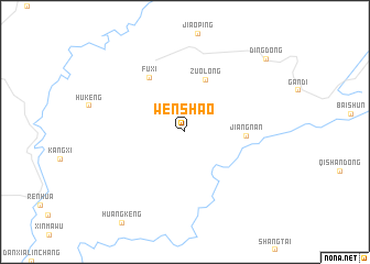 map of Wenshao
