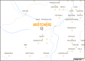 map of Wentcheng
