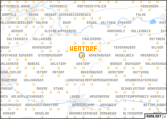 map of Wentorf