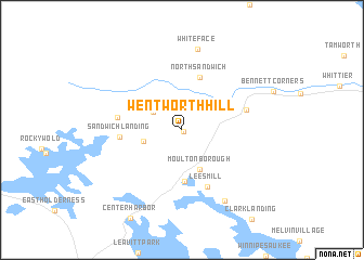 map of Wentworth Hill